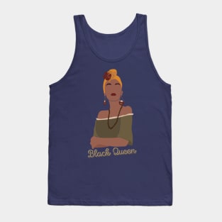 Black queen african american girl Tank Top